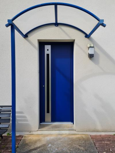 porte d'entrée alu avec Leds intégrées